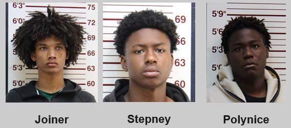 Three teen suspects